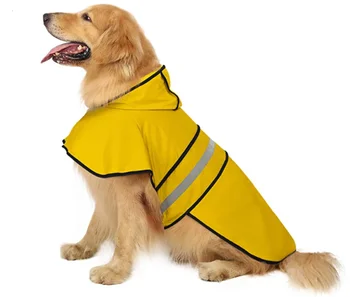 High Quality Waterproof Dog Rain Coat Jacket Pet Dog Clothes Hoodies Raincoat Raincoat Waterproof Clothes Pet Raincoat