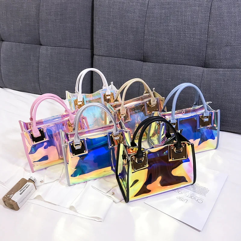Handbag Shoudler Bag Women Color Changeable Holographic Bags Purse Discount!