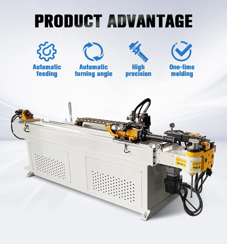 Heavy Duty CNC Alloy Pipe Bender Industrial Manufacturing Engineering ...