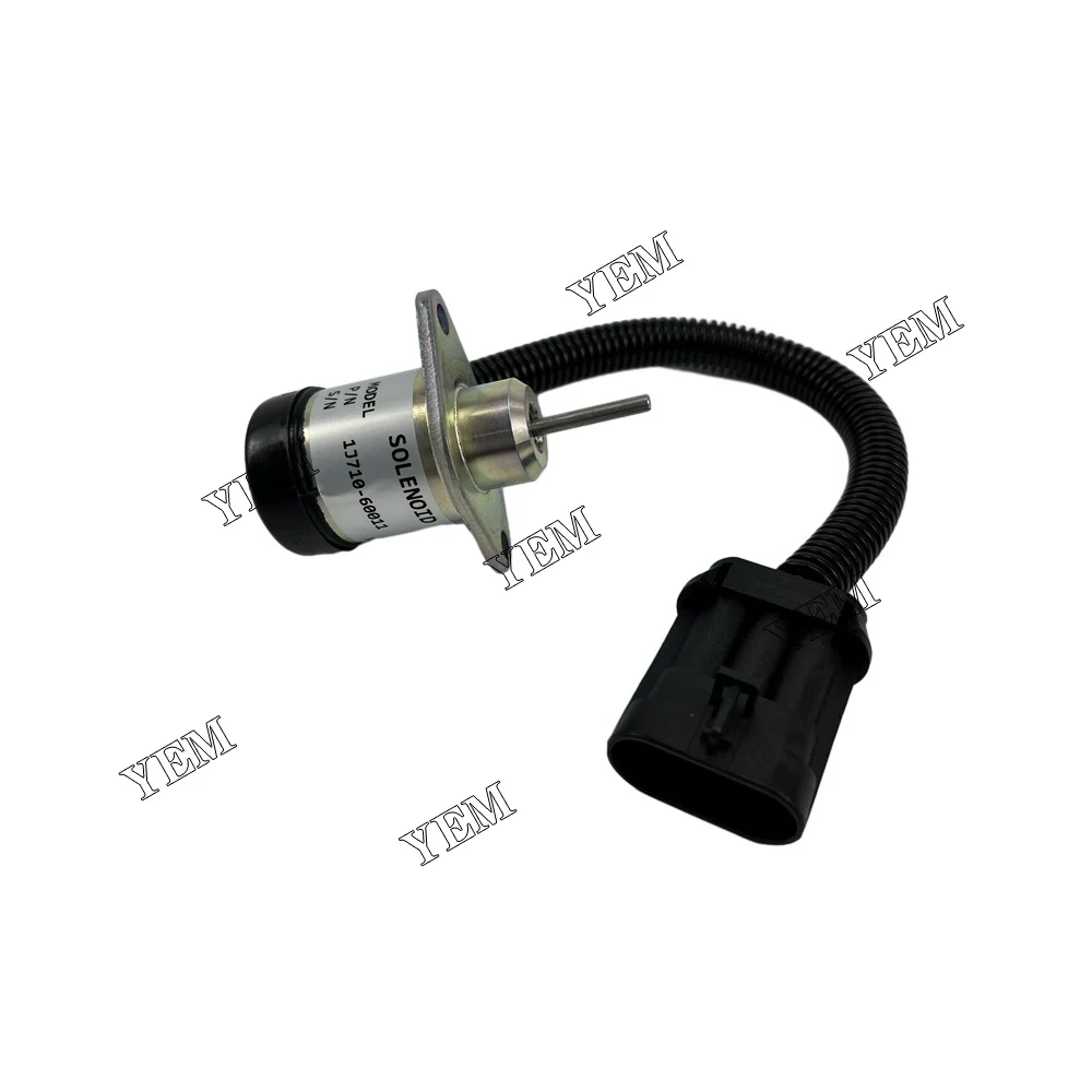 12V Solenoid Valve YK256-12V 1J710-60011 for Bobcat S160 S185 Engine Part Repair Replacement