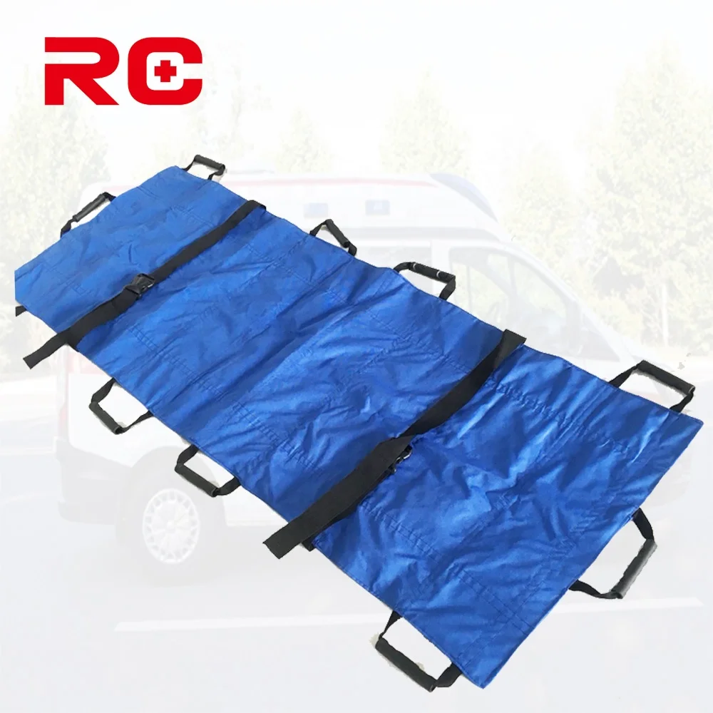 Soft Shrinker  Made of PVC Coated Oxford Cloth Foldable Hospital Multi-purpose Folding Stretcher Thick Soft Stretcher