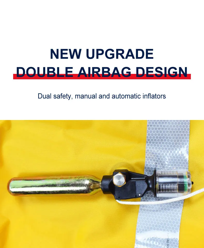 Safety Marine Inflatable Solas Approved 275n Twin Chamber Lifejacket