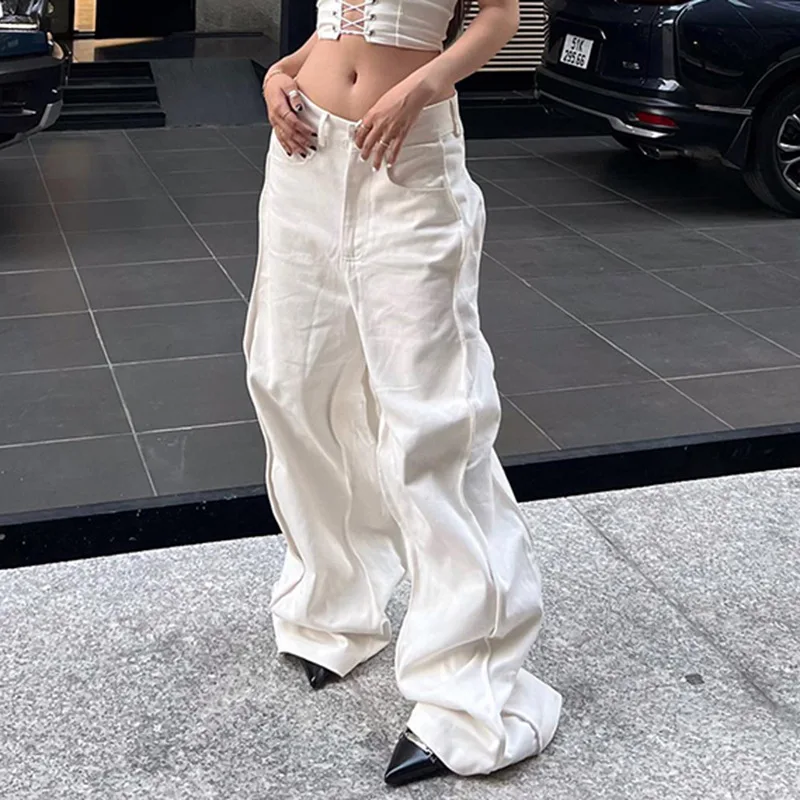 Women Street Wear Waist Trousers Baggy Balloon Cargo Pants
