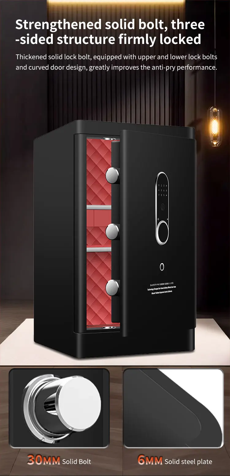 CEQSAFE Home & Office TUYA APP WiFi Password Safe with Storage Box Anti-Theft Feature manufacture