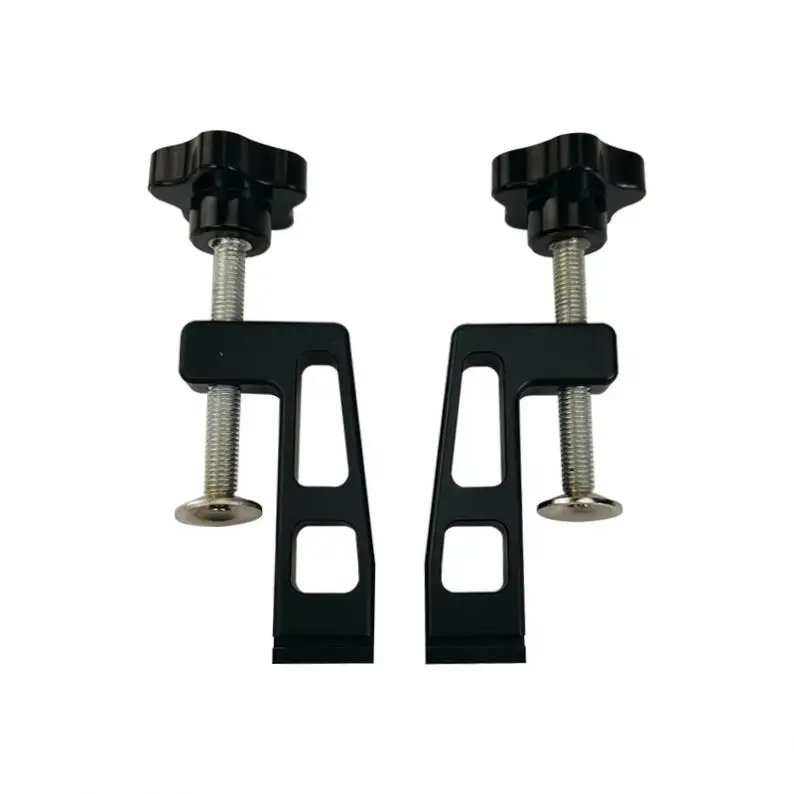 TEBAK W-09 Hold Down Clamps Jig and Fixture Woodworking 45mm and 75mm Fence Aluminum C Type Router Table Track End Clamp