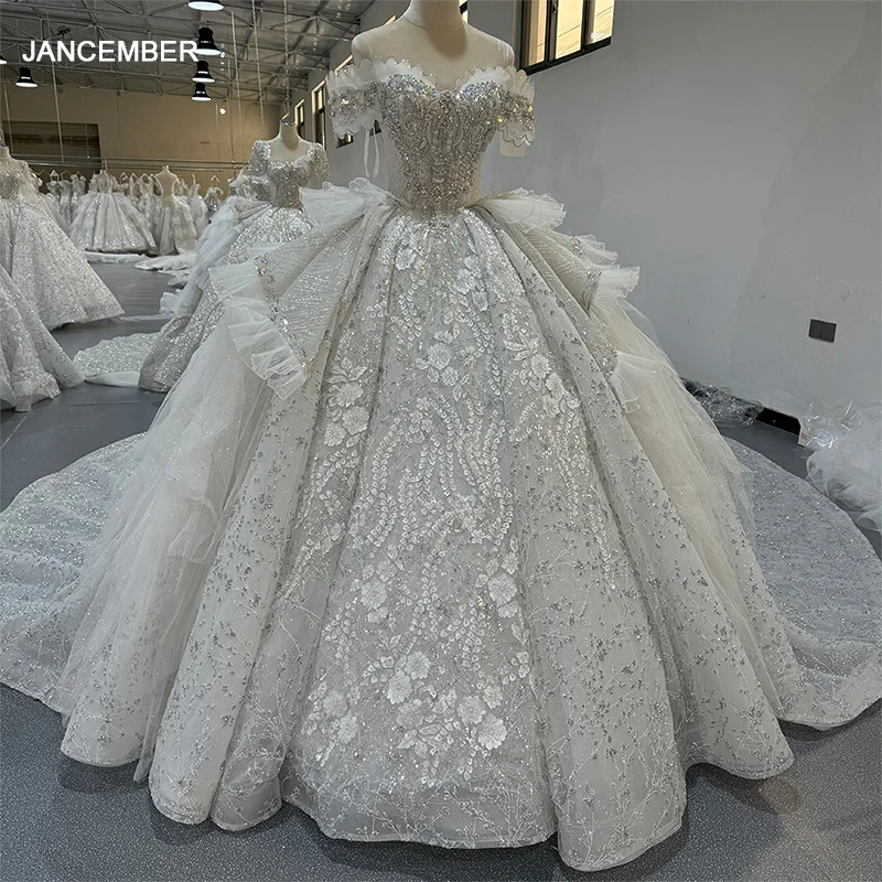 Luxury Bead Ivory Bridal Ball Gown Off Shoulder Shiny Bead Lace Wedding Dresses  Gowns Mn255| Alibaba.com