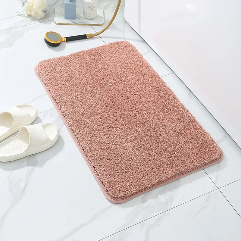 Machine Wash Quick Dry Bath Mats for Bathroom Floor Tub and Shower 16x24 Grey