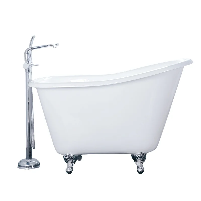 deep clawfoot tub