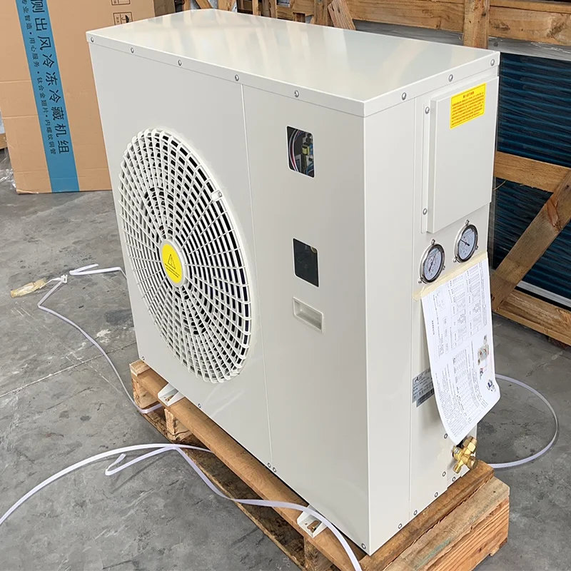 Wall-Mounted Outdoor Condensing Unit Box Type with Copeland Compressor Freezer Walk-In Air Refrigeration Cold Storage Room Motor