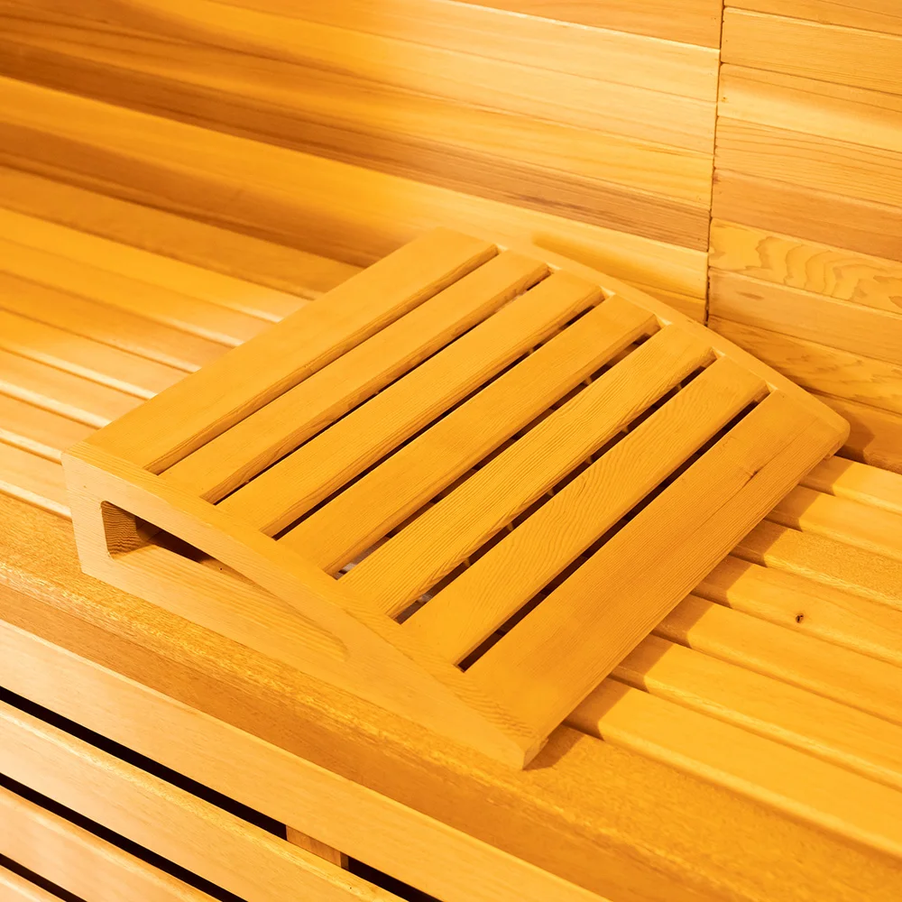 Red Cedar Wood 6 Person Sauna Room Home Dry Steam Outdoor Traditional