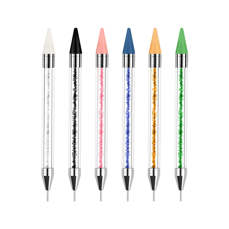 Point Drill Crayon Doubleheaded Acrylic Dot Needle Nail Art Pen Nail