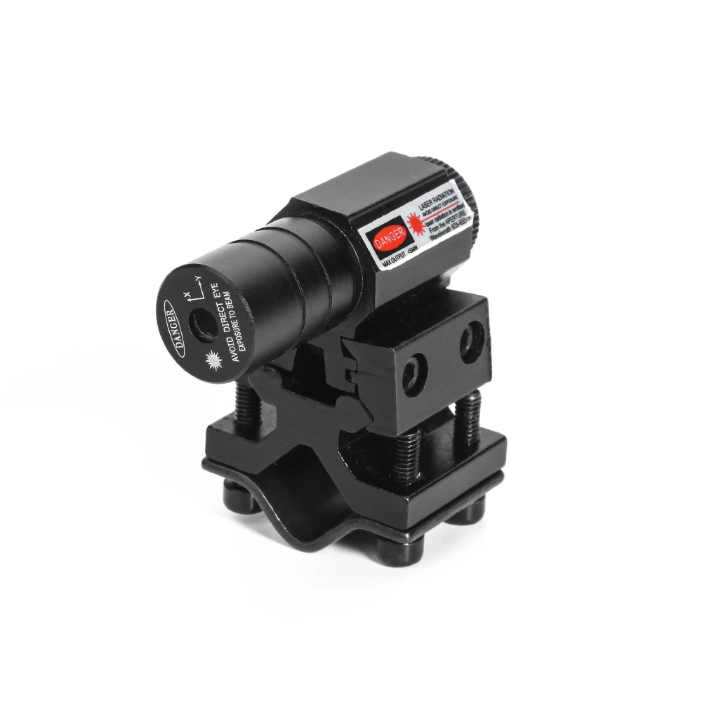 Custom at Adjust 11mm 20mm Red Dot Laser Sight  Aluminum Alloy Red Laser Sight Range 635-655m for Outdoor Measure