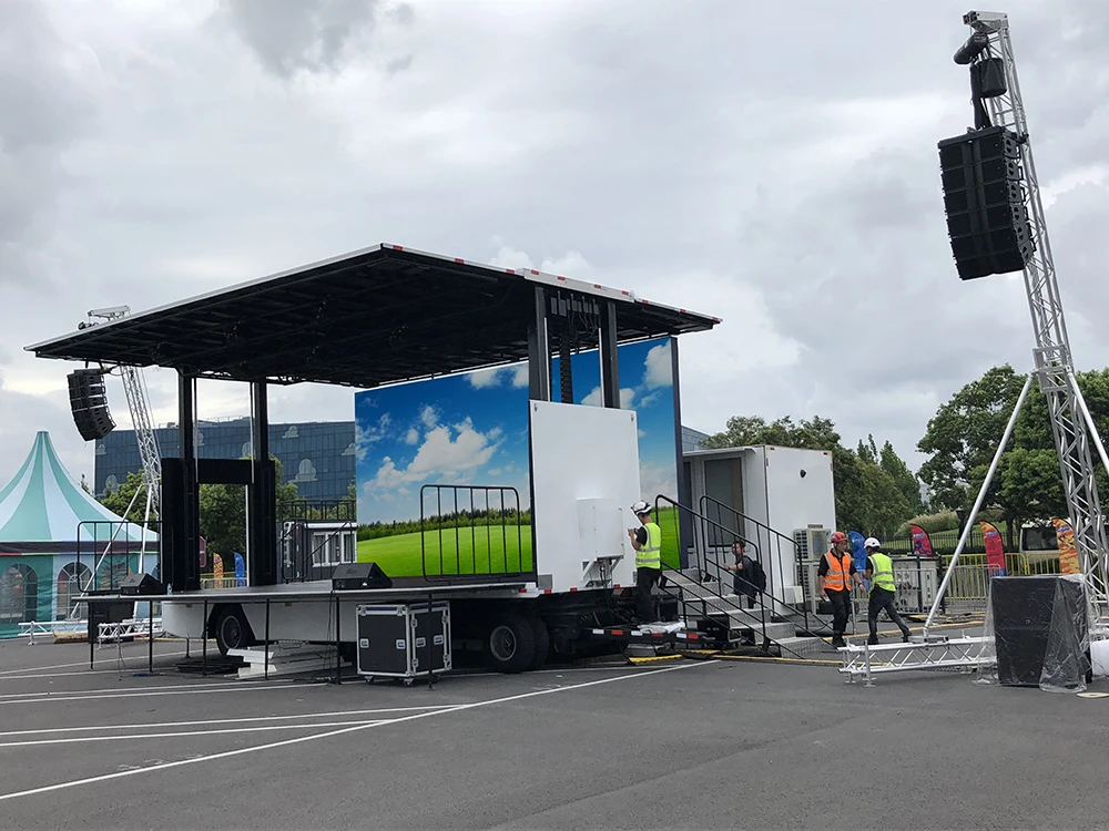 9m Aluminum Mobile Concert Event Staging Portable Stage Trailer for Sale