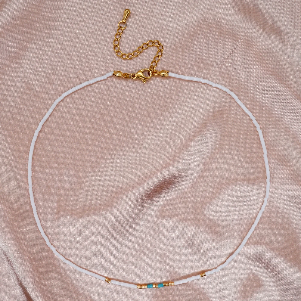 Go2Boho Beach Surfing Handmade Special Stylish Fashion Wholesale Glass Beads Necklace