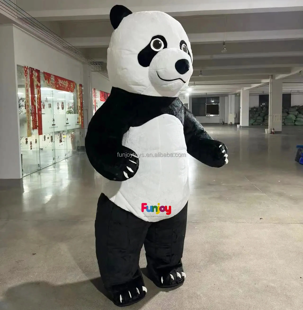 Party Cosplay Inflatable Panda Costume Plush Halloween Cartoon Costume for  Adult Bear Mascot Funny Dress