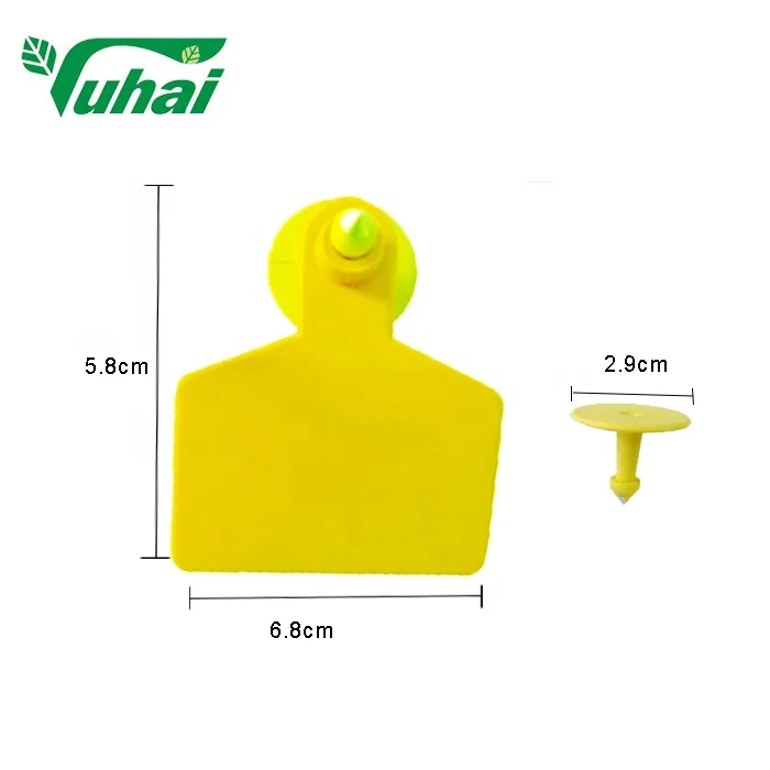 product iso electronic tpu cattle ear tags for pig cow goat tracking for animal feeders-2