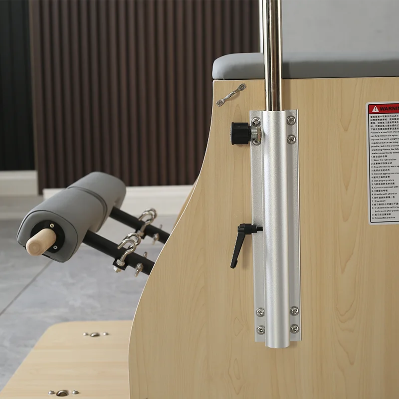 Stable Wooden Pilates Pro Chair Spring Reformer Sports Studio and Home Wunda Pilates Chair