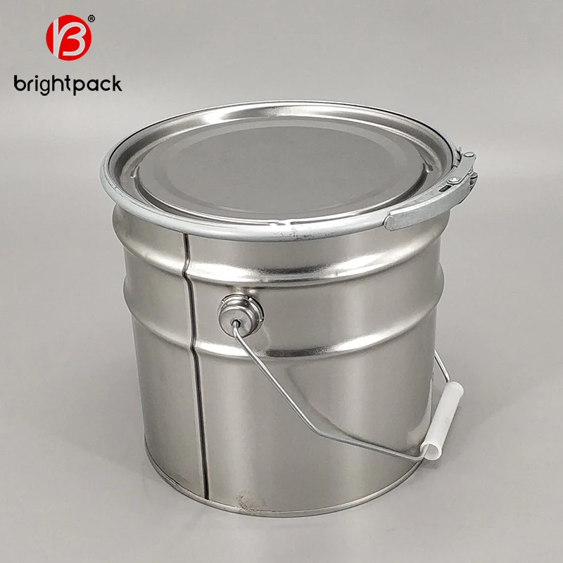 Customize 15l Metal Tin Bucket 15 Liter Paint Pail 15 Liter Solvent Keg ...