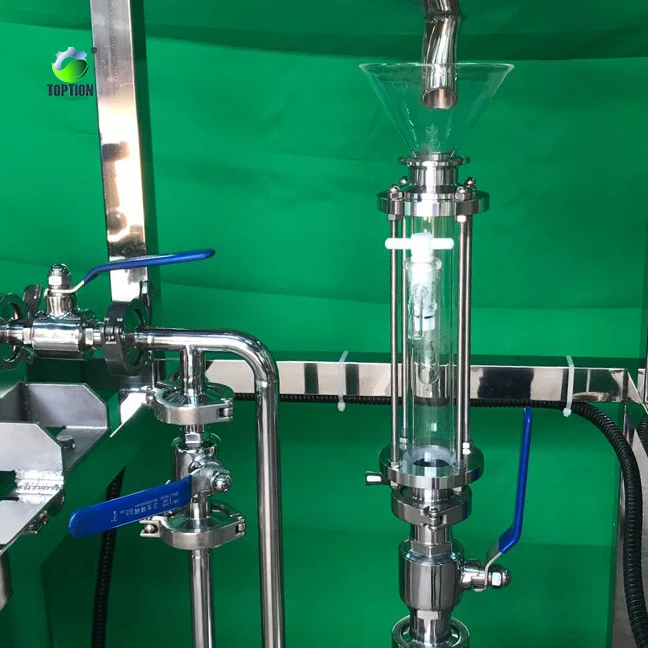 TOPTION High Quality  Extraction Distiller Essential Oil Extractor for  Rose Oil