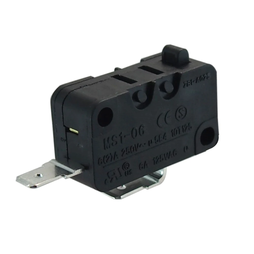 DONGNAN MS1 Micro Switches 2 Terminals Replacement Micro Switch for Arcade Push Button Joystick MS1 Quick Connect