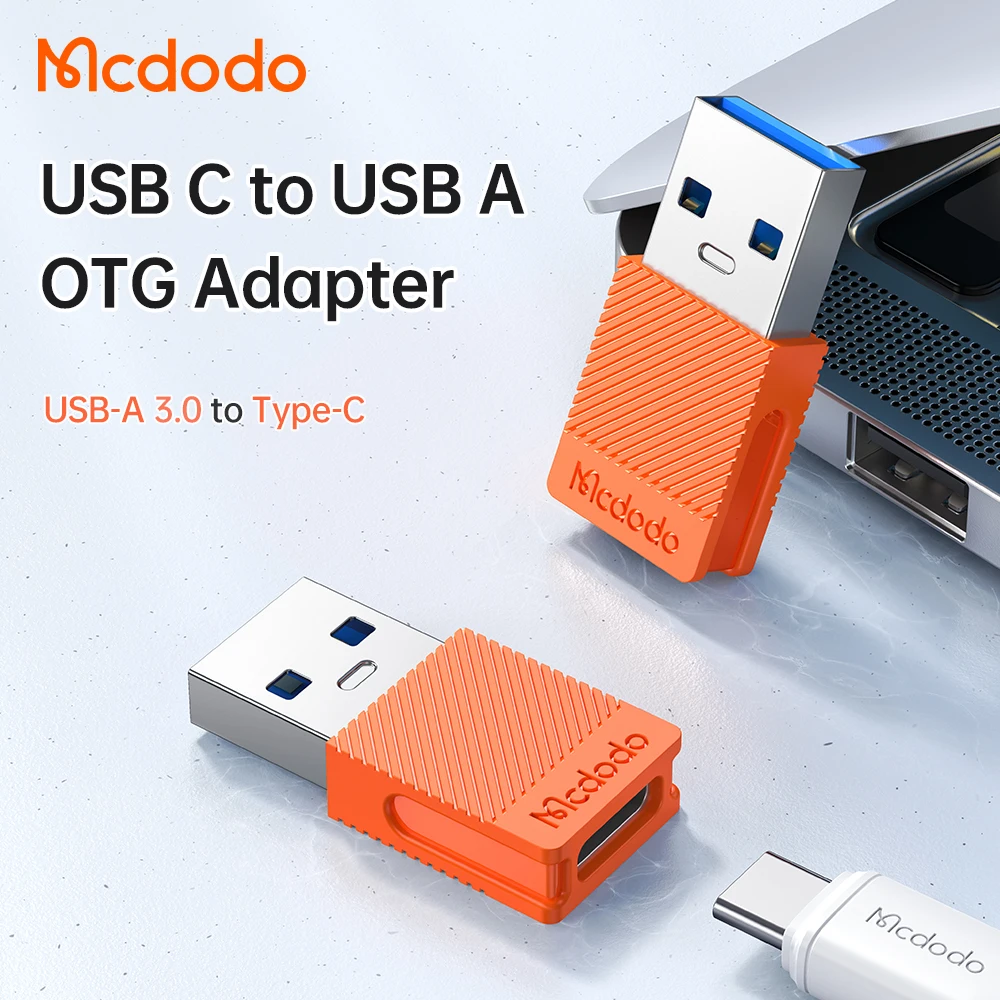 Mcdodo Adattatore OTG da USB-A 3.0 a Tipo-C (USB tipo C, USB-A Mcdodo Adattatore OTG da USB-A 3.0 a Tipo-C (USB tipo C, USB-A