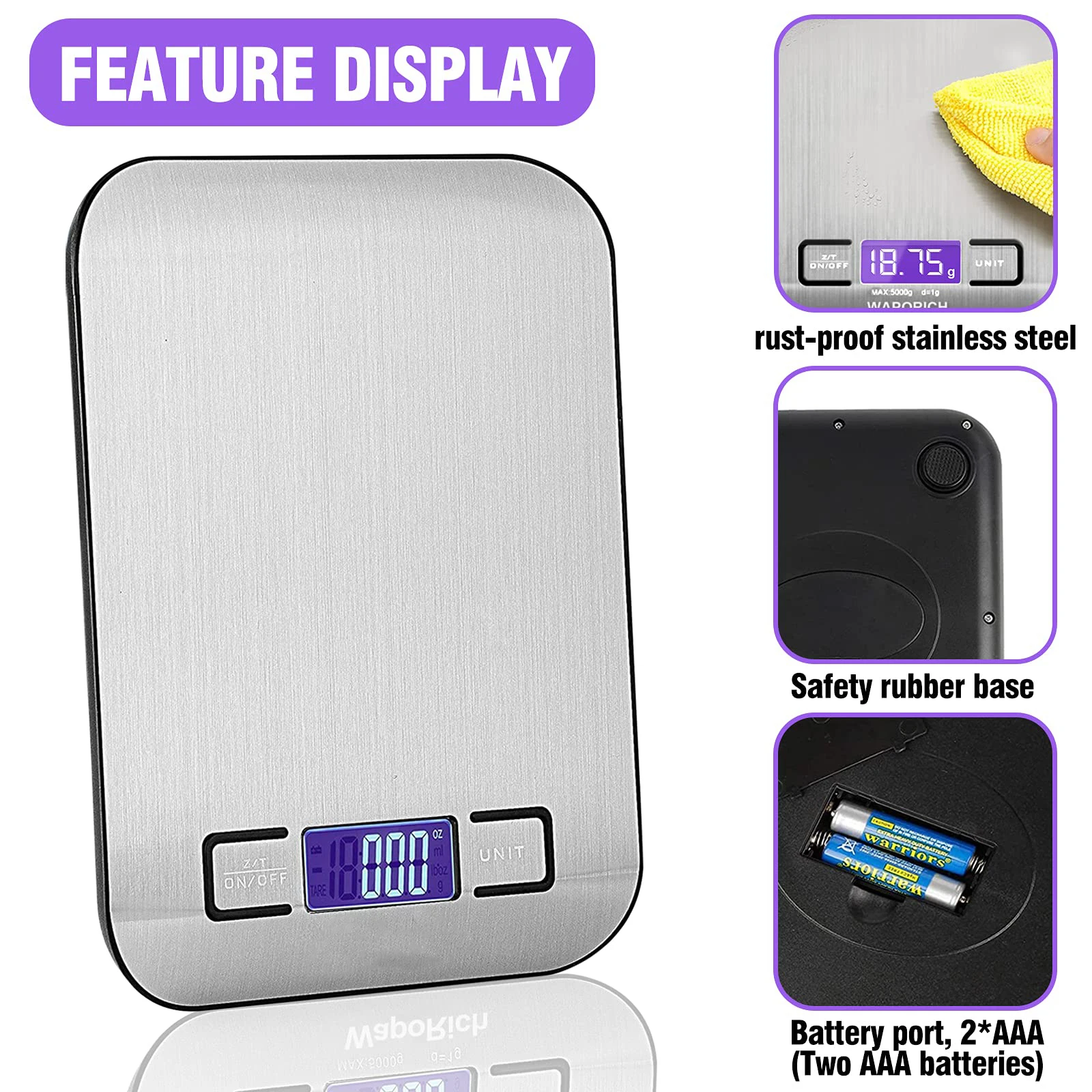 The Most Popular Kitchen Scale High Accuracy 5kg Food Smart Kitchen Scale Digital Food Kitchen Scale