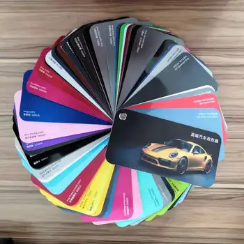 Hot sell  Premium color card Wrap vinyl Vehicle body Warp film booklet color swatch