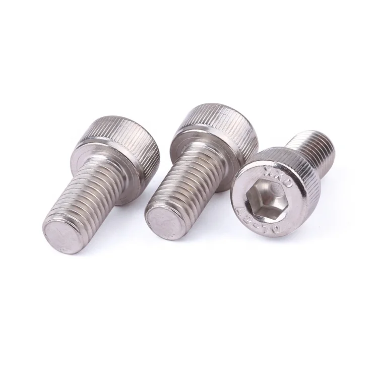 Factory price DIN912 hexagon socket head screws high strength nickel plated socket head bolts grade12.9 screws