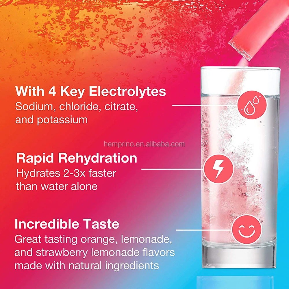 Pre Workout Drinks Reduce Fatigue Energy Drink Private Label Electrolyte Drink Powder