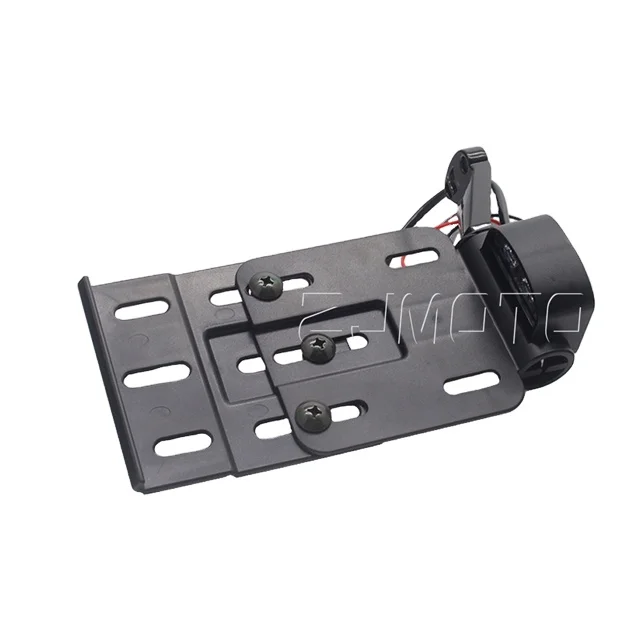 thumbnail image 2 of LED Side Mount License Plate Bracket – Harley Sportster 883 Custom XL883C – Black, Adjustable 2 of 2