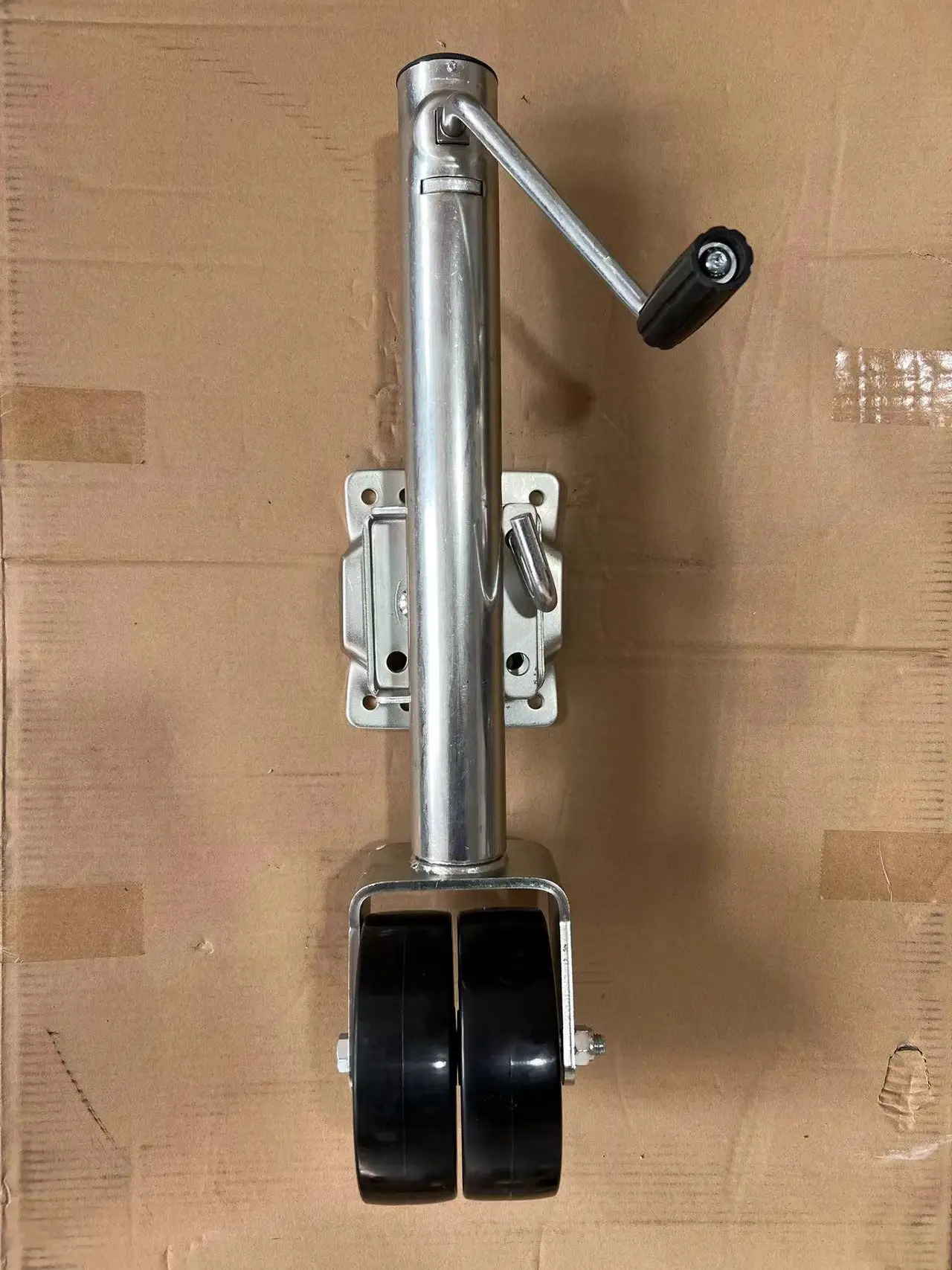 1500lbs Trailer Jack With Dual Wheels 10" Travel Trailer Jockey Wheel