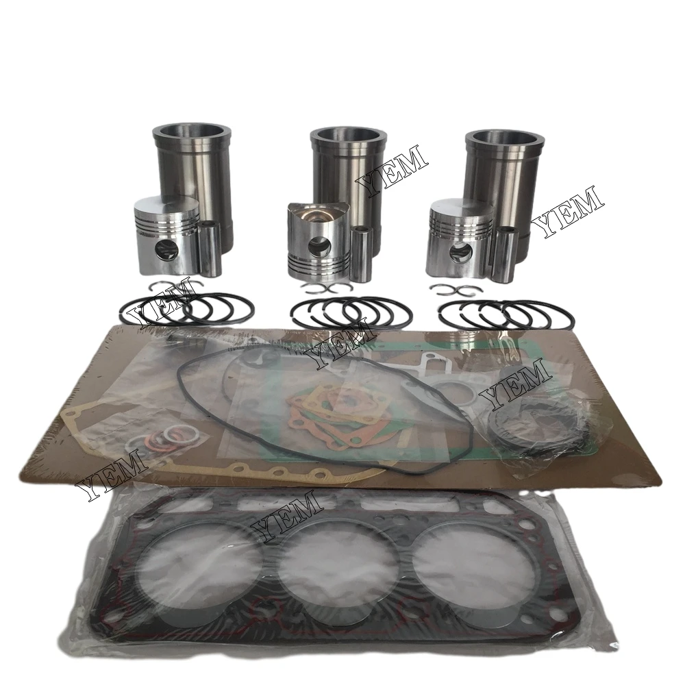 3x for Yanmar Overhaul Kit With Gasket Set 3T84 Engine Spare Parts