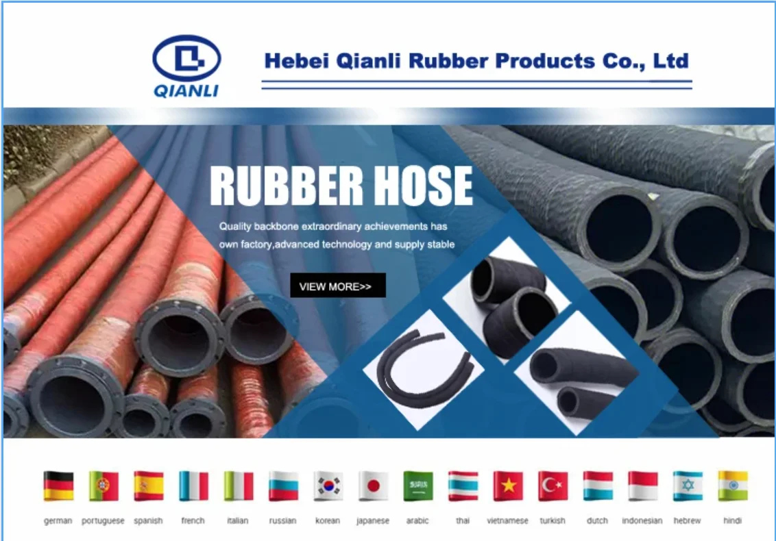 Oem Smooth Inner Wall Flexible Ceramic Embedded Lined Rubber Tube Hose ...