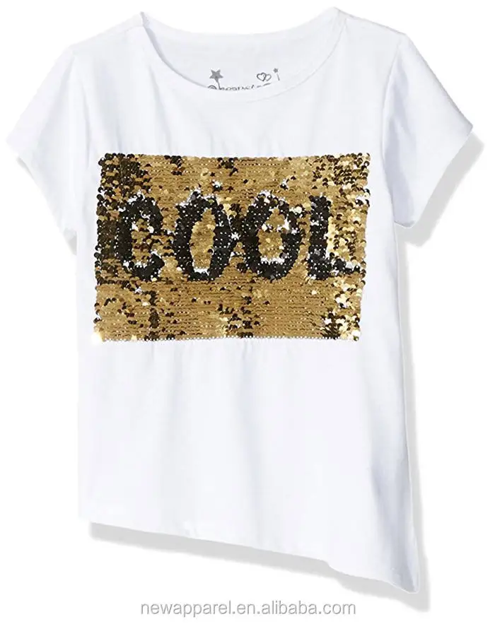 Buy Reversible Shiny T Shirt,Sequins T 