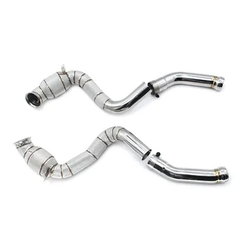 エキゾーストパイプ フロントパイプ　ダウンパイプ　W205 C63S V8 エキゾーストパイプ フロントパイプ ダウンパイプ W205 C63S V8 ボスカ