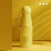 Parapluie capsule à 6 os-jaune vif