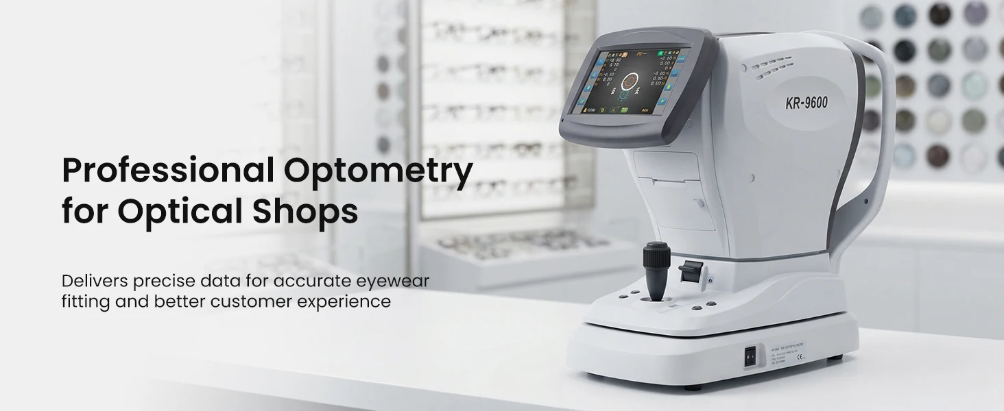 Ophthalmic Diagnostic Device KR-9600 Auto Ref Keratometer Autorefractometer Portable Optometry Examination Machine