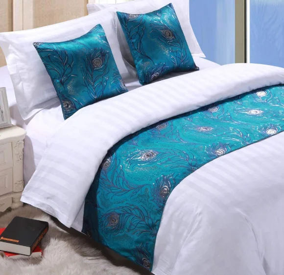 Wholesale Luxury Hotel Jacquard Bed Runner And Cushions Cover Buy Bed