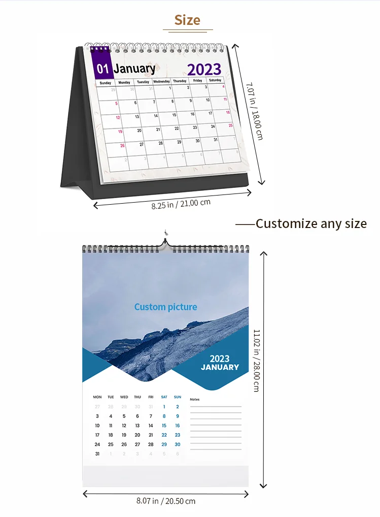 Desk Calendar 2025 Bulk 