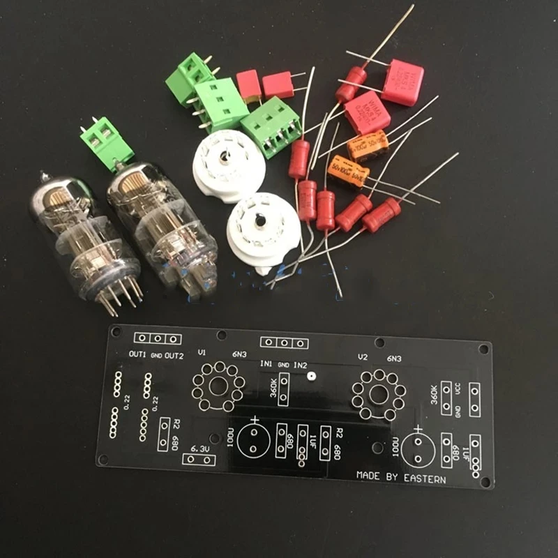 PACKBOXPRICE 6N3/5670真空管プリアンプボード プッシュプルパワー