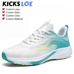 KICKSLOE Plus Size Athletic Shoes Mesh 46 Summer 47 Breathable 48 Sports Shoes Lightweight 45 Soft-Tread Running Shoes