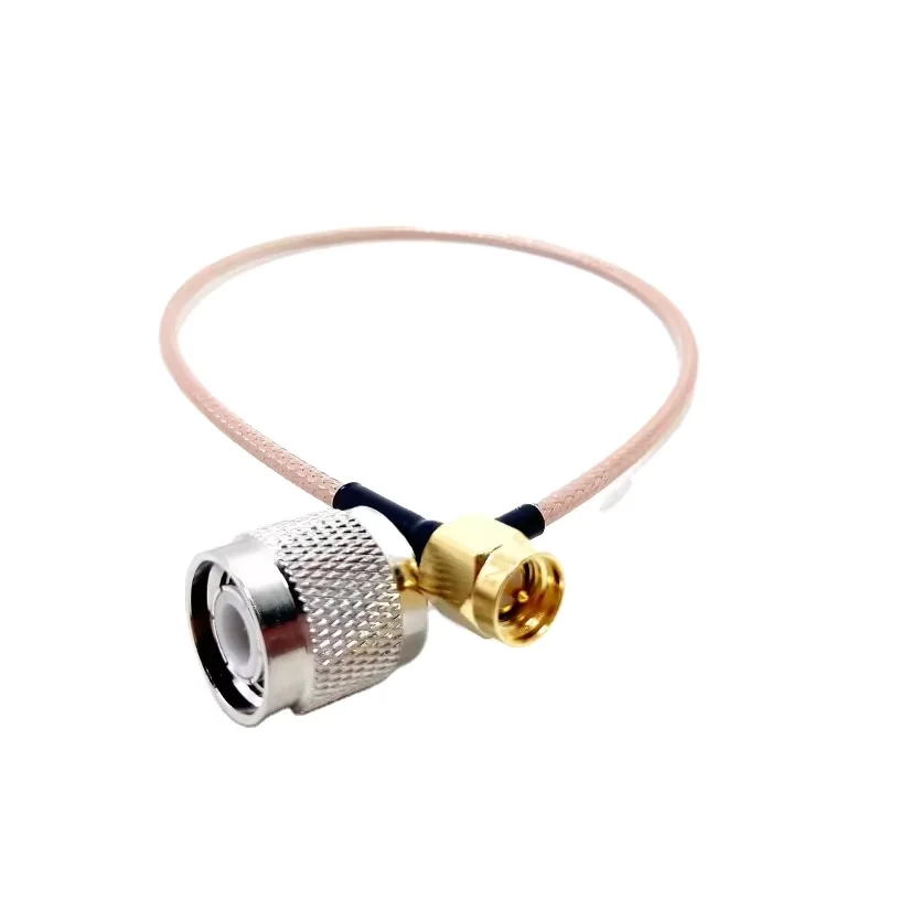 Cable Assembly Straight TNC Male to SMA Plug Connector Low Loss LMR400 Rg316 LMR195 Rg58 RG174 Coax Extension Cable