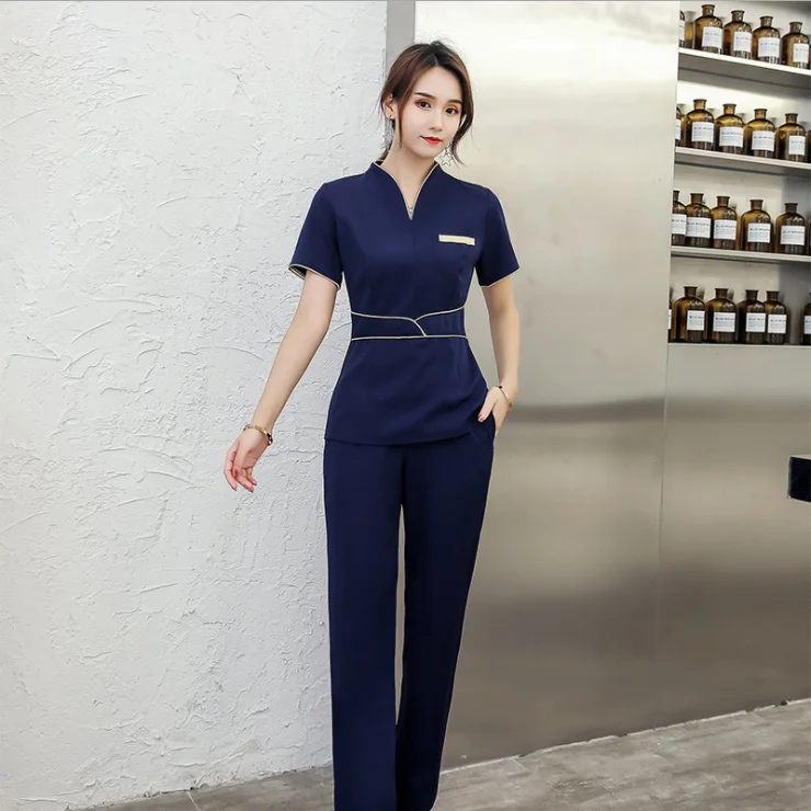 Professional wear dress beauty salon technician work clothes women's ...