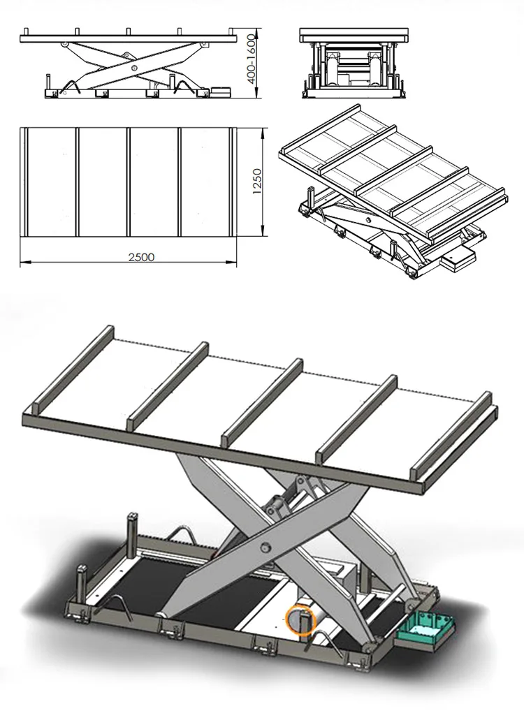 electric lifting platform fixed scissor loading dock lift heavy duty hydraulic multi-stage scissors lifts table supplier