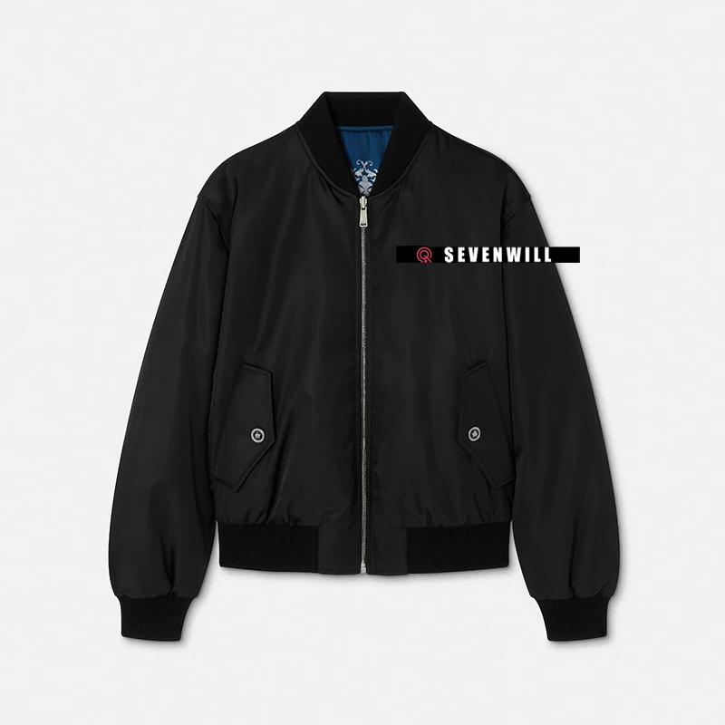Sevenwill Factory 100% Original Version Vercase Winter Printed Wool/Nylon Reversible Vintage Windproof Men's