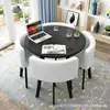 White leather 4 chairs with 80 table
