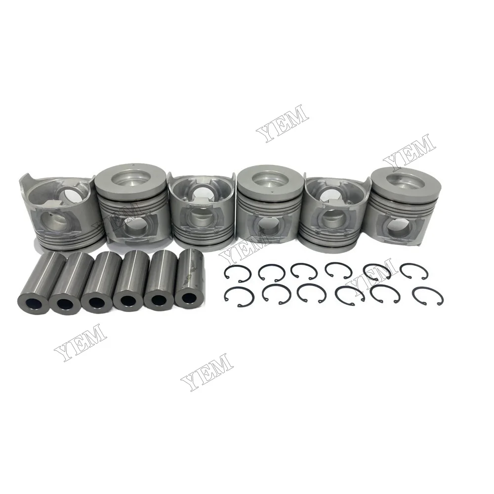 Piston Kit Compatible for Isuzu 6HK1s High Performance Engine Parts 3