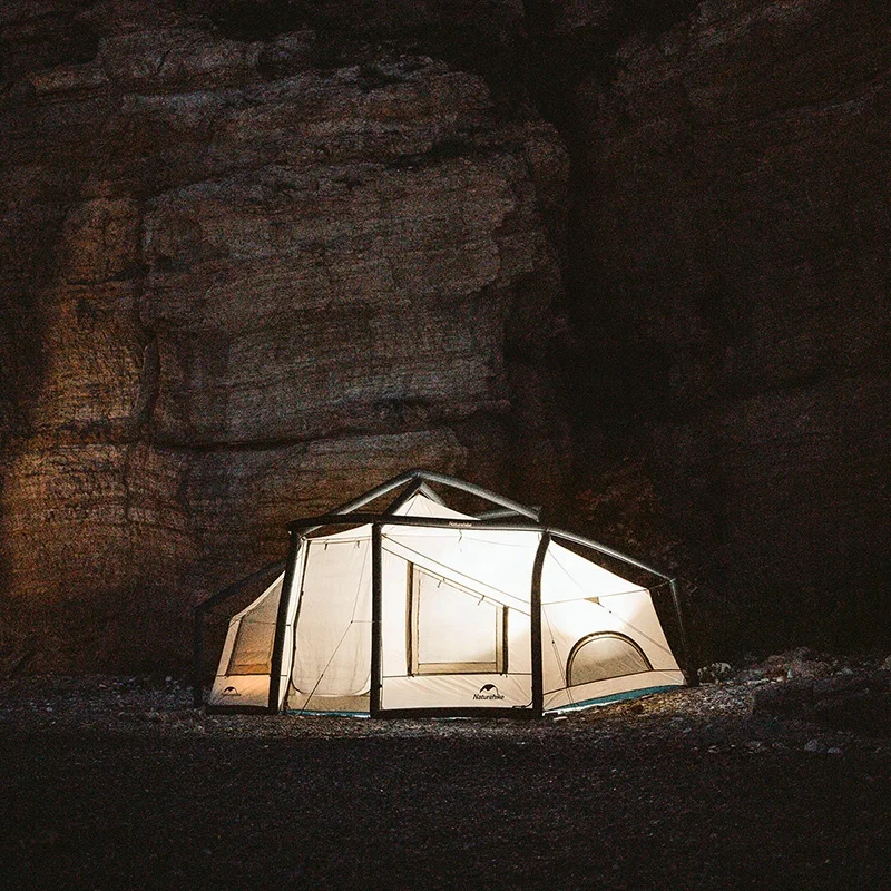 Naturehike ikkampjar fil-beraħ Ling Feng arja 12 tinda tiflaħ erba 'staġuni tinda li jintefħu