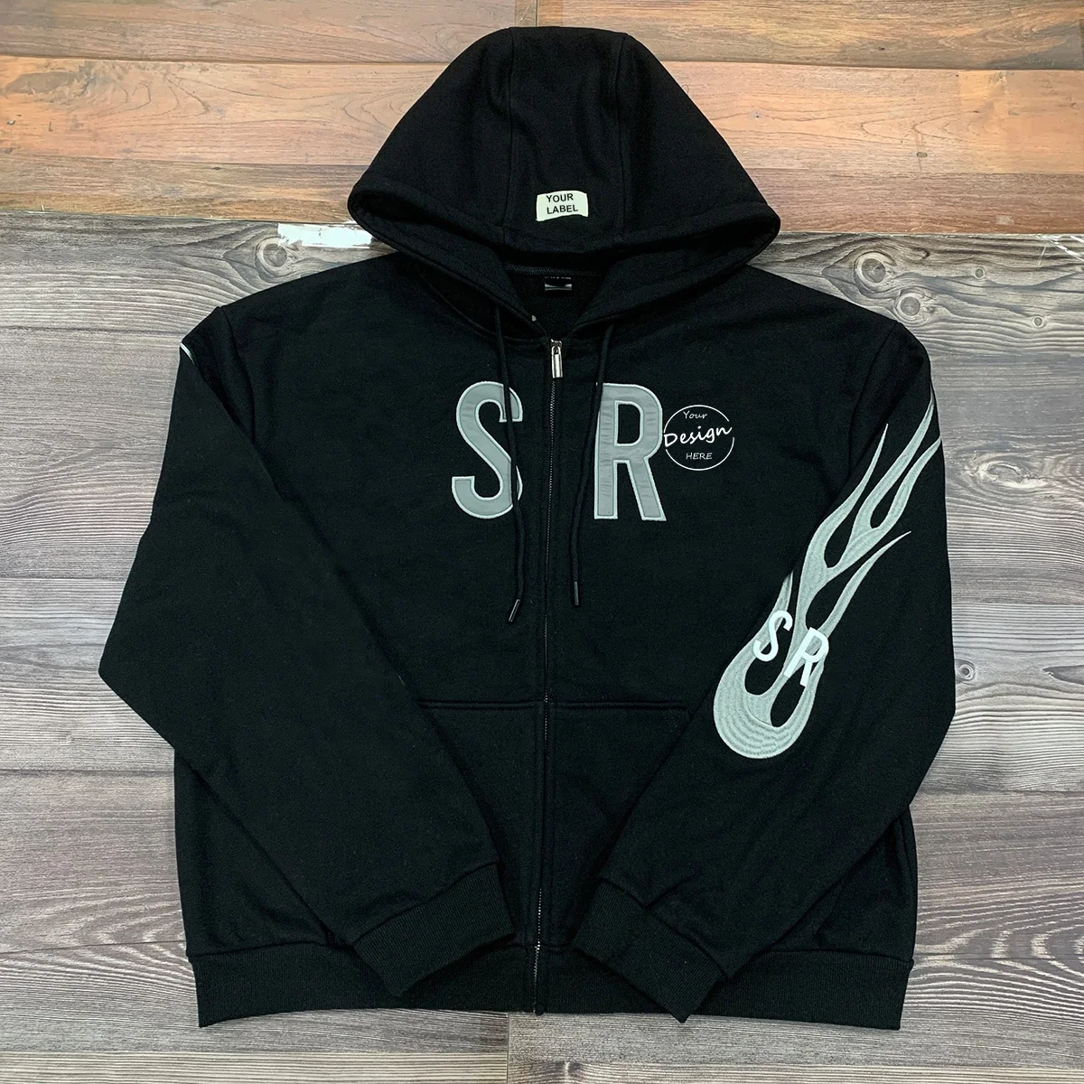 JL1217C High Quality Oversized Puff Printing Hoodie Unisex Cotton Hoodies Men Manufacturer 460GSM Hoodie