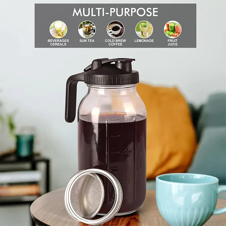Edelstahl-Kaffeefilter Für Einmachgläser – Wiederverwendbar, Feinmaschig, Für Standard- & Weithalsgläser (237 Ml Bis 1,8 L), Einfach Zu Reinigen